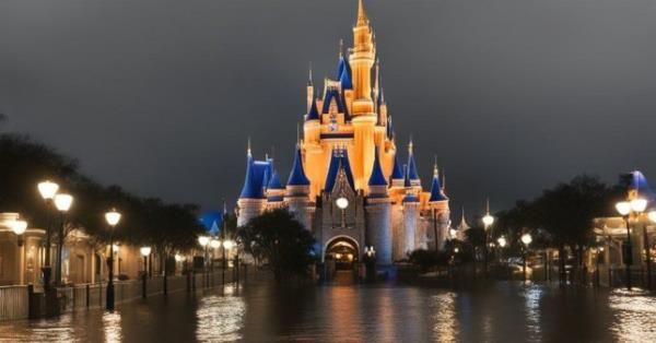 AI-generated images of Disney World in Florida